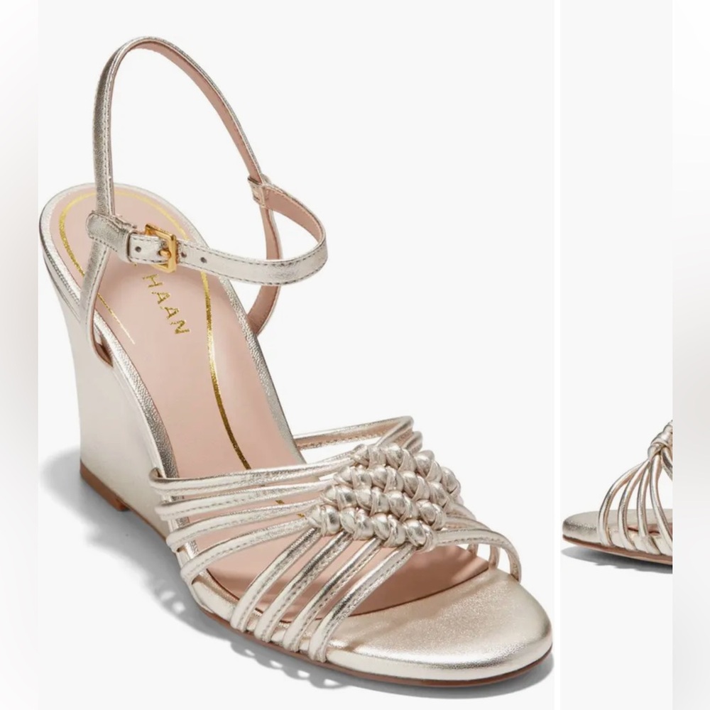 Cole Haan Wedge Premium Leather Women’s Sandals  - Size: 8B - Picture 11 of 15